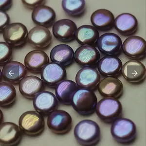 colorful big button （1 clam include approx 3pieces and one Edison pearl）