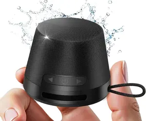 heetipuk M-7P IPX7 Waterproof Mini Bluetooth Speaker For Desk, Bathroom & Car, 12H Playtime, TWS, Powerful Sound and Punchy Bass, Lanyard, Portable Bluetooth Speaker, Small Bluetooth Speaker, Dustproof, Travel,Gift