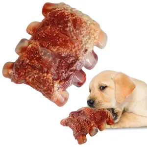 NIOIB Bite Resistant Nylon Dog Toys Tough Bone Shaped for Aggressive Chewers Indestructible Chew Toys Durable Non-toxic for Teeth Cleaning Interactive Play Suitable for All Breeds