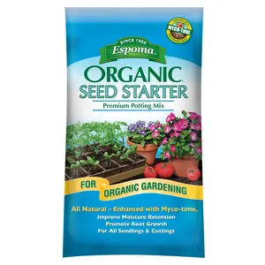 Espoma Organic Seed Starter Premium Potting Mix with Myco-tone — All-Natural Soil for Seed Starting