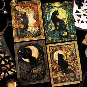 Cat's Chronicle Sticker by Number Scenes - 4 Scenes Sold Individually or as Bundle - Comes with Free Tweezers