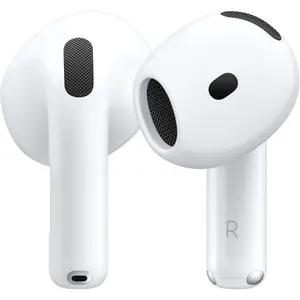 Apple AirPods 4 Wireless Earbuds, Bluetooth Headphones, with Active Noise Cancellation, Adaptive Audio, Transparency Mode, Personalized Spatial Audio, USB-C Charging Case, Wireless Charging, H2 Chip Electronic Headset