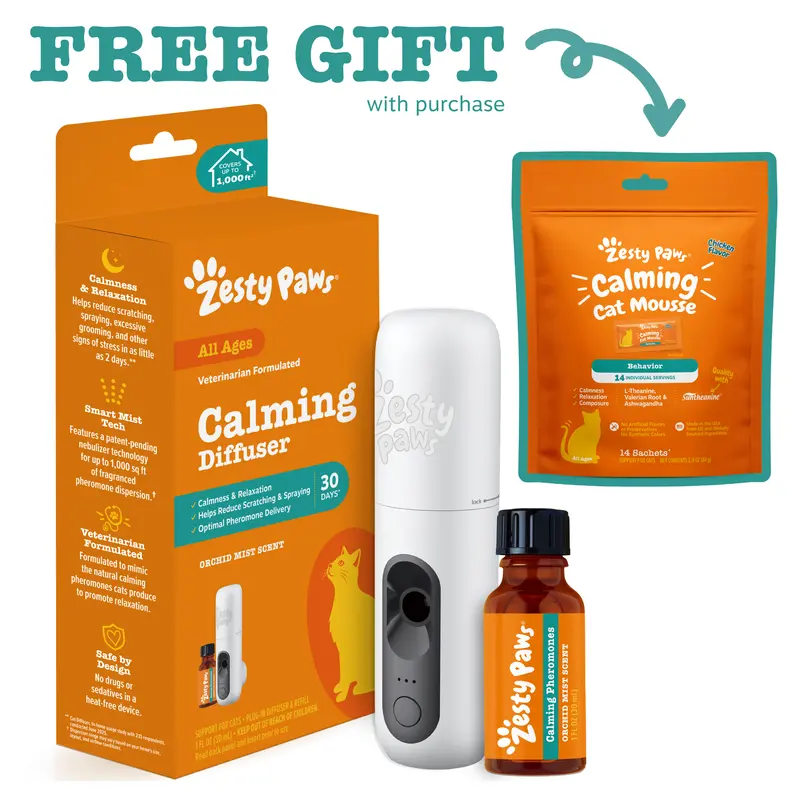Cat Calming Diffuser Starter Kit - 30 Day Supply