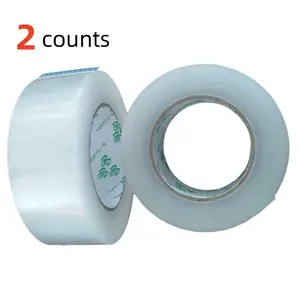 Clear Packaging Tape, 2 Counts 4.5cm/1.77inch X 200 Yards Packaging Tape, Fast Packing Tape, Adhesive Tape for Home, Office, Warehouse