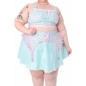 Lucky Girl Skater Skirt - Mint - XL & 4X left!