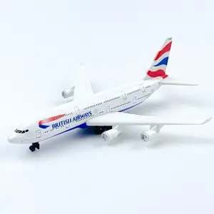 British Airways Airplane Model, Die-Cast Metal Durable Collectible Plane Toy, Perfect Gift for Aviation Enthusiasts & Holiday Present