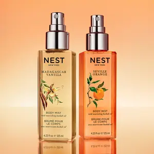 Madagascar Vanilla and Seville Orange Body Mist Layering Set