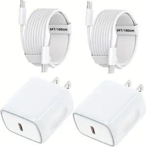 20W Usb C Charger Fast,For IPhone  Charger Fast Charging With 6Ft Long Type C Chargers Fast Charging Cable Cord For IPhone 16 Pro Max/16 Plus 15 Pro/15 Pro Max