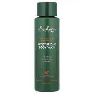 SheaMoisture Men, Moisturizing Body Wash, Raw Shea Butter & Mafura Oil, 15 fl oz (444 ml)