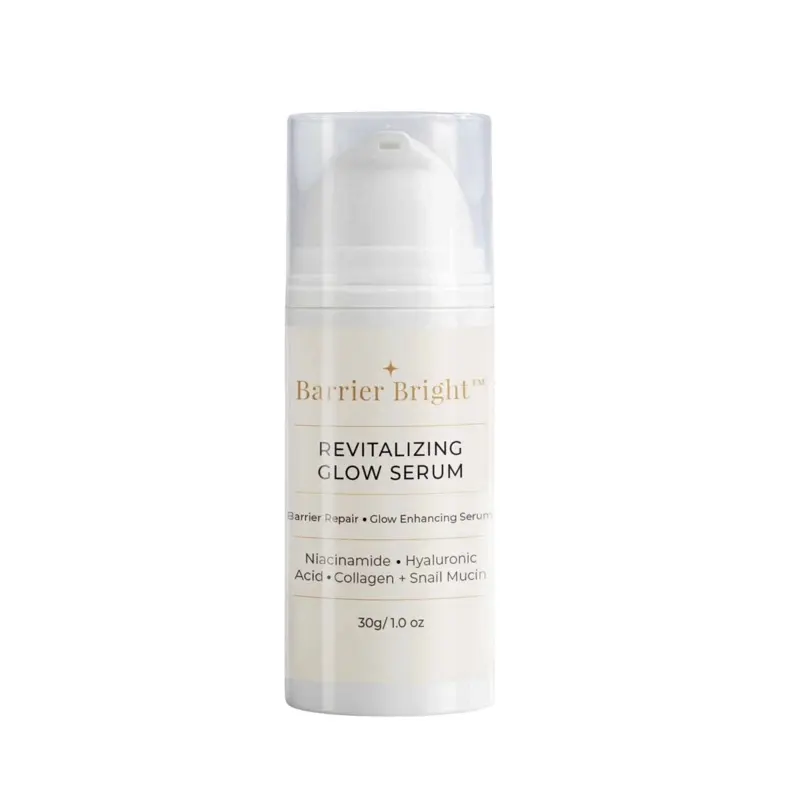 Barrier Bright Revitalizing Glow Serum 30g – Lightweight Hydrating & Barrier Repair Serum with Niacinamide, Hyaluronic Acid, Collagen & Snail Mucin | Smooth, Radiant-Looking Skin