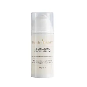 Barrier Bright Revitalizing Glow Serum 30g – Lightweight Hydrating & Barrier Repair Serum with Niacinamide, Hyaluronic Acid, Collagen & Snail Mucin | Smooth, Radiant-Looking Skin