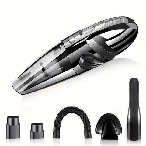 ADKING Cordless Handheld Vacuum Cleaner - 5000PA Dirt Removal, 1800mAh Large Capacity, Low-Noise, 5 Attachments, Cleaning Supplies, Car Detailing Products, Multifunction Mini Vac for Home & Car Interior, Pink Women's Gift Accessory