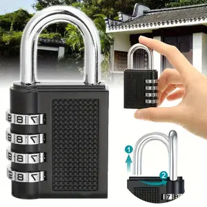 Mini 4-Digit Digital Lock for Backpacks, Luggage, Travel Bags, Keyless Security, Compact Design, Rust-Resistant, Easy Setup