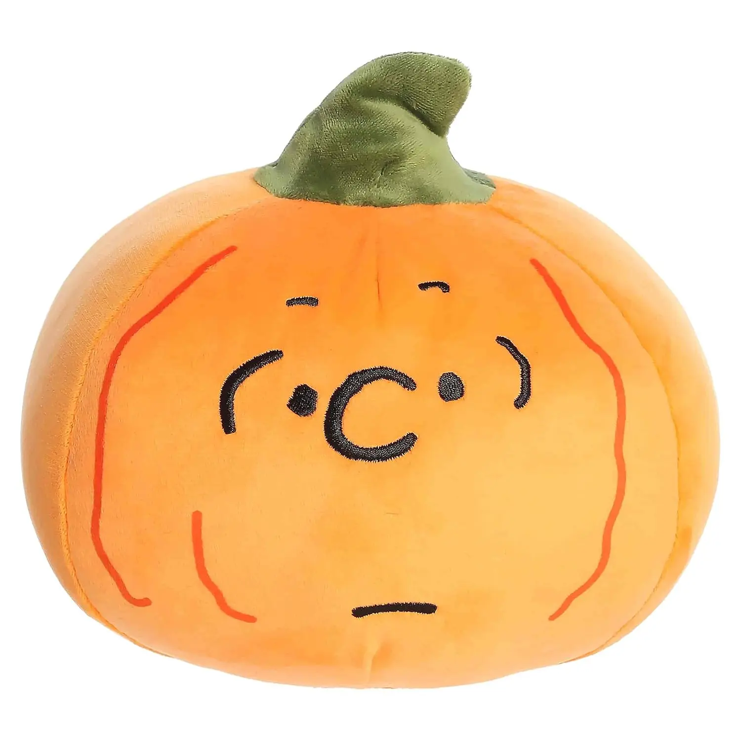 Aurora Peanuts 7.5" Charlie Brown Pumpkin Spooky Plush