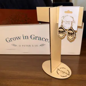 Cool Santa Earrings •Holiday Collection•