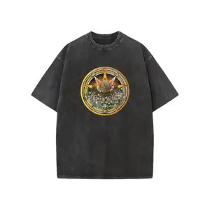 Sunday Youth Women’s Summer Festival Graphic Tee | Lightweight Soft Summer T-Shirt | Boho Hippie Conceptual Casual Top | Multiple Colors