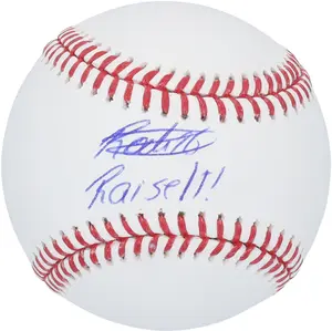 Endy Rodriguez Pittsburgh Pirates Autographed Baseball with "Raise It!" Inscription - Fanatics Authentic Certified