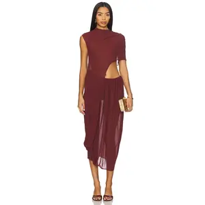 Camila Coelho Ada Maxi Dress in Brick