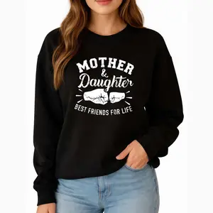 Comfortable and Stylish Women's Sweatshirt – Long Sleeve with Double Fists Clapping Design