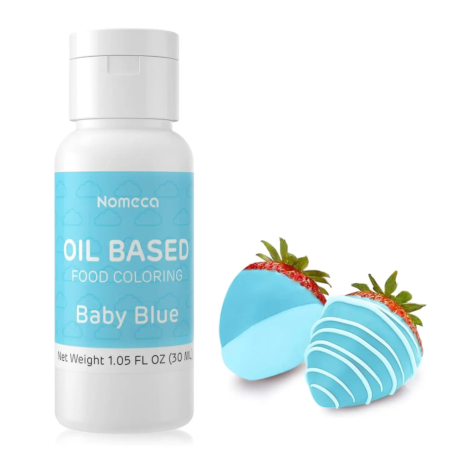 Light Blue Oil-Based Food Coloring 30ml – Edible Dye for Chocolate, Cakes, Cookies, Candy Melts, Fondant, Icing & Baking Decor”