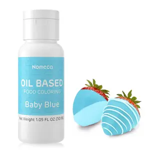 Light Blue Oil-Based Food Coloring 30ml – Edible Dye for Chocolate, Cakes, Cookies, Candy Melts, Fondant, Icing & Baking Decor”