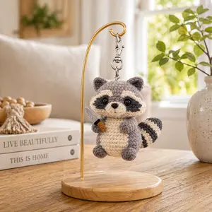 Cute Crochet Animal Keychain Handmade, Funny Amigurumi Plush Keychain, Mini Stuffed Animal Bag Charm, Kawaii Crochet Doll Keyring, Cute Backpack Accessories, Handmade Gift for Girls, Car Key Charm, Soft Plushie Keychain, Trendy Cute Animal Pendant