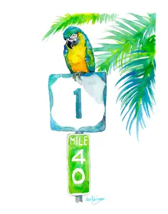 A Parrot Looks at 40 (art print)