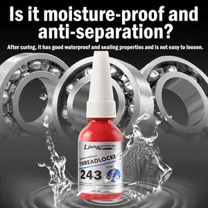 Universal anti-loosening screw adhesive, prevents screws from vibrating loose, suitable for threaded fastening of household items such as home appliances, bicycles, toys, etc