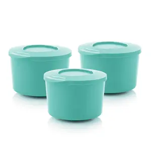 Tupperware Ilumina Dips & Sides Bowl Set with Stack & Store Lids Set of 3