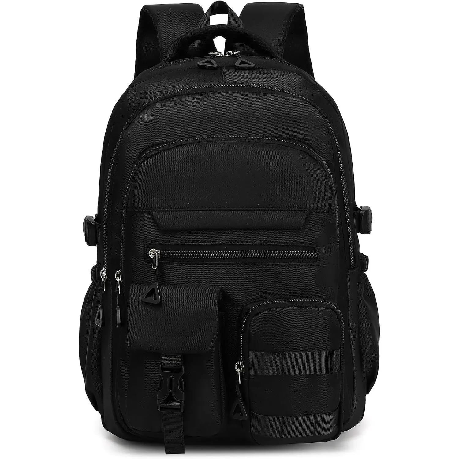 Cute Backpack - Rain-Ready Durable Fabric School Backpack for Teen Students, College Style (Black), Backpacks For School