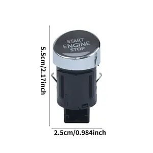 One-Touch Start Button Switch Compatible with Volkswagen Passat B7/CC 2010-2015, Accessories Number 561959839a, Ca Prop 65 Compliant