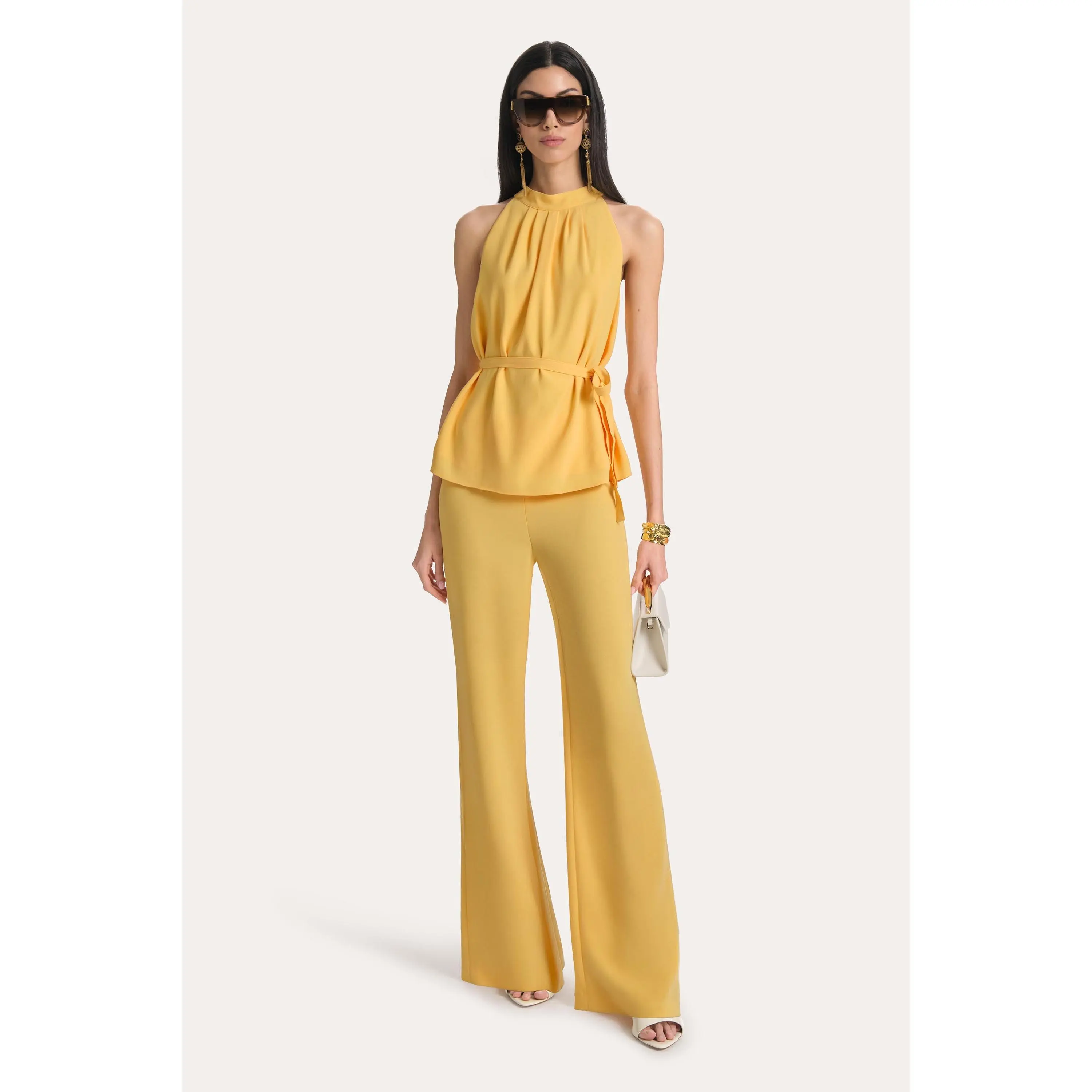 Olivia Fluid Crepe Slim Pant