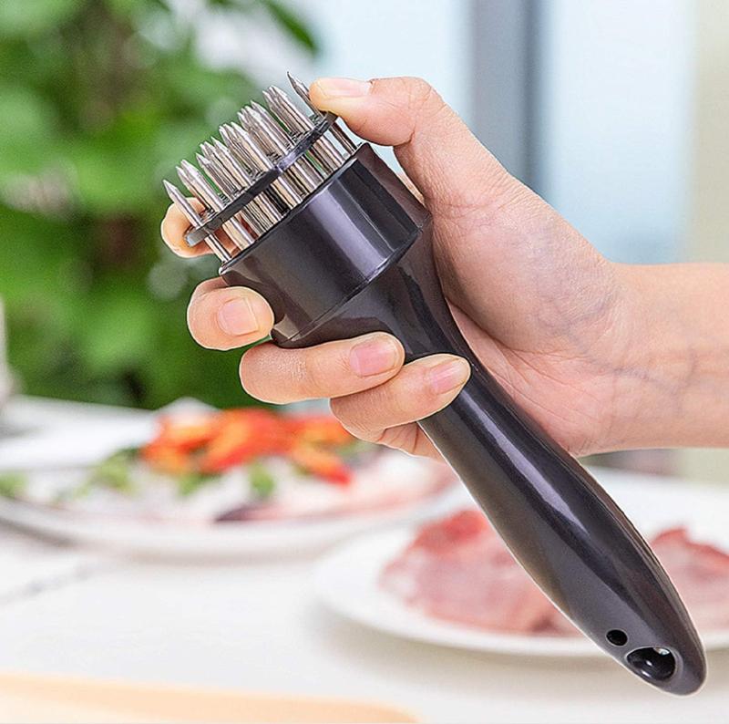 Meat Tenderizer,Nails Meat Mallet,Meat Hammer Used for Steak,Chicken, Fish,Meat Pounder With Rubber Comfort Grip Handle Utensils Kitchen meat hammer new tenderizer tool