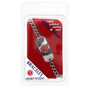 Emerge-Alert Medical Bracelet, Heart Patient, 1 Count