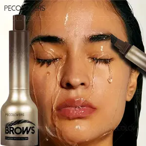 1PC 3D Wild Eyebrow Cream Eyebrow Tinting Cream Long-lasting Waterproof Natural Dyeing Brow Tinted Brown Liquid Eyebrows Makeup Gel Cosmetics