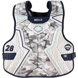 Austin Wells New York Yankees Autographed Game-Used Gray EvoShield Chest Protector vs. St. Louis Cardinals on August 17, 2025 - Fanatics Authentic Certified