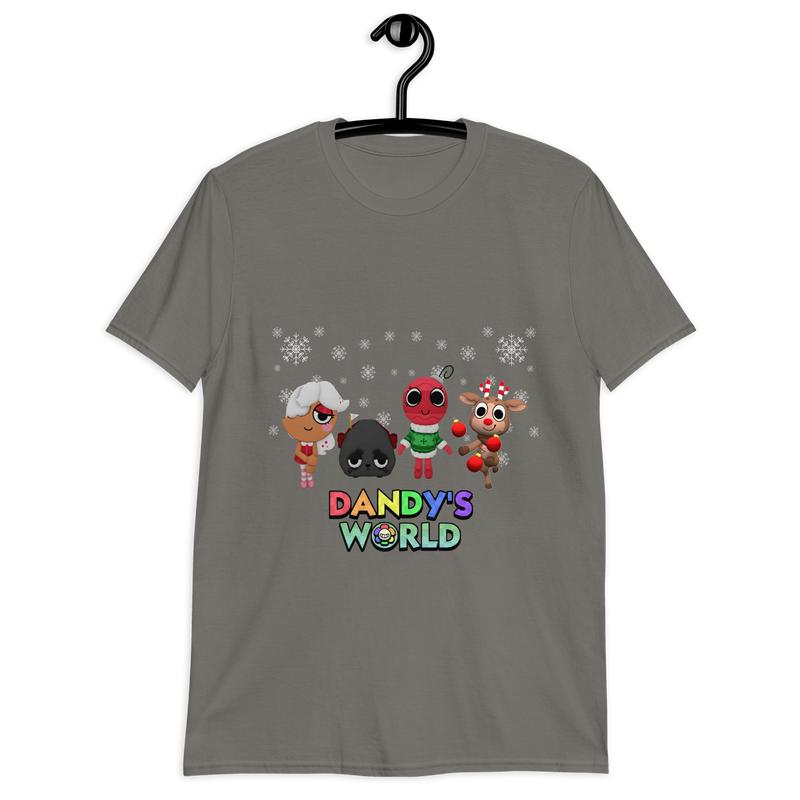 Dandy's World Holiday Toons Roblox T Shirt men gifts shirts