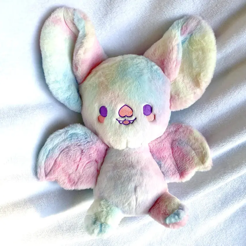 Rainbow Bright Bat Plushies, 16" Tall Collectible Entertainment Stuffed Toy
