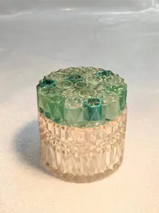 Tabletop Décor Jar - Trinket Jar -  Candy Jar - Recycled Materials - Made from Polypro Hula Hoops