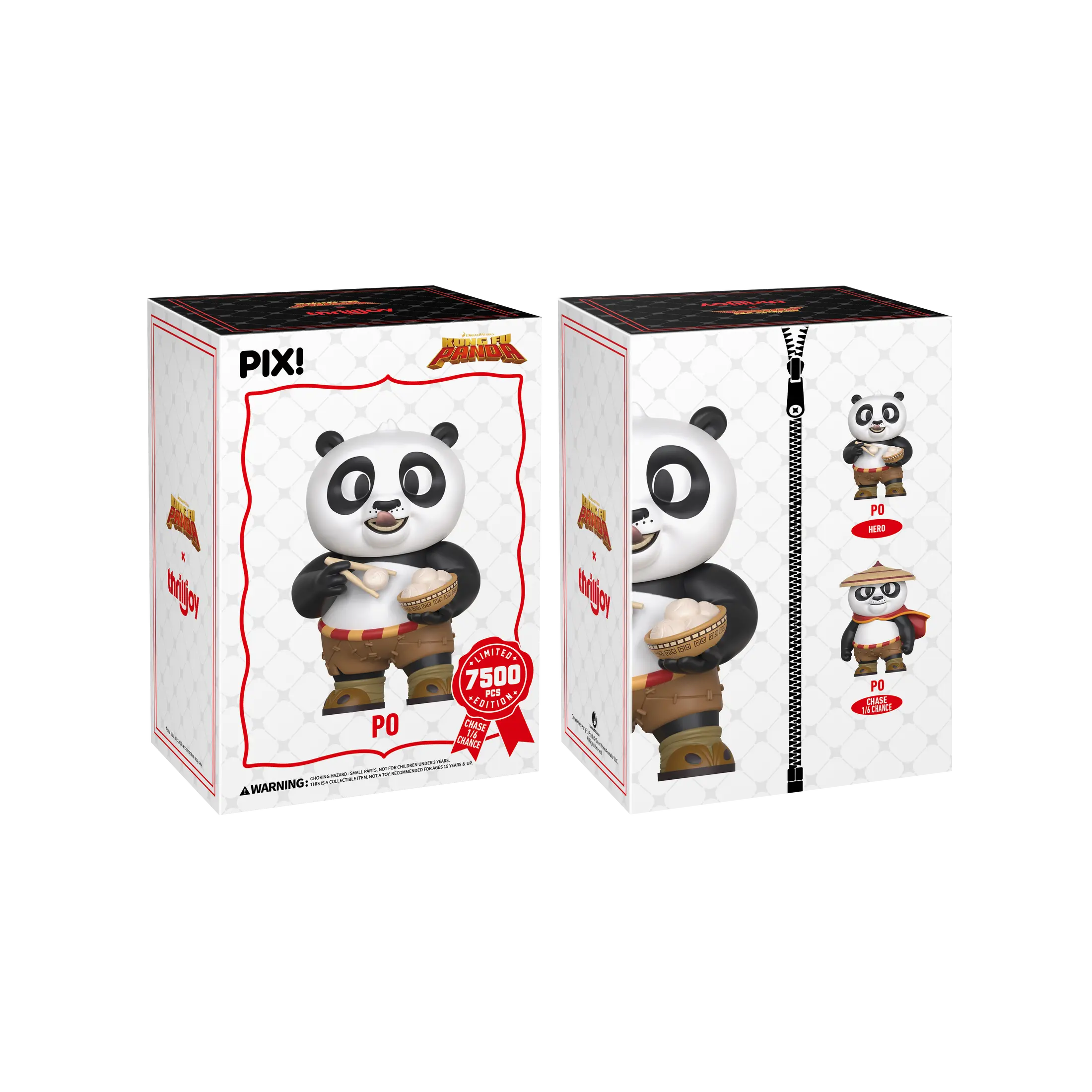 Thrilljoy PIX! Kung Fu Panda Po LE 7500 Collectible Blind Box