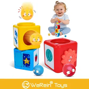 Emotional Recognition Early Education Toy, Stacking Ball Game for Cognitive Development, Fun Learning Tool for Kids, Educational Playset, Shape Sorter, Stacker, Blocks