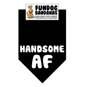 Handsome AF Dog Bandana