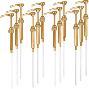 12PCS Syrup Pump Suitable for 750ml Bottles Coffee Syrup Dispenser Pump Flavor Syrup Pump