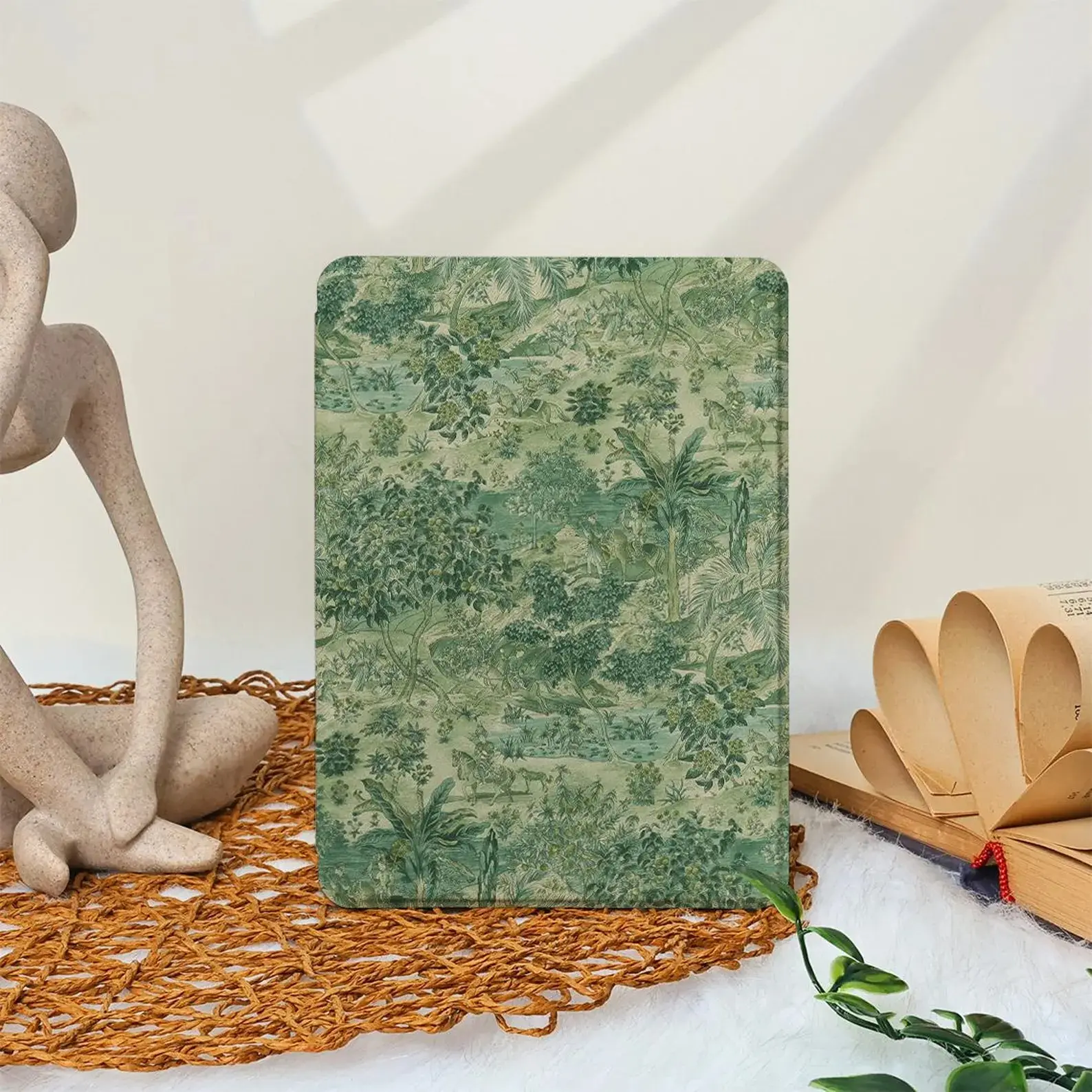 Green Orchard Kindle Case Aesthetic, Cover for Paperwhite 12th 7”, Kindle 2024, Fire 7, Kobo Clara BW Gift