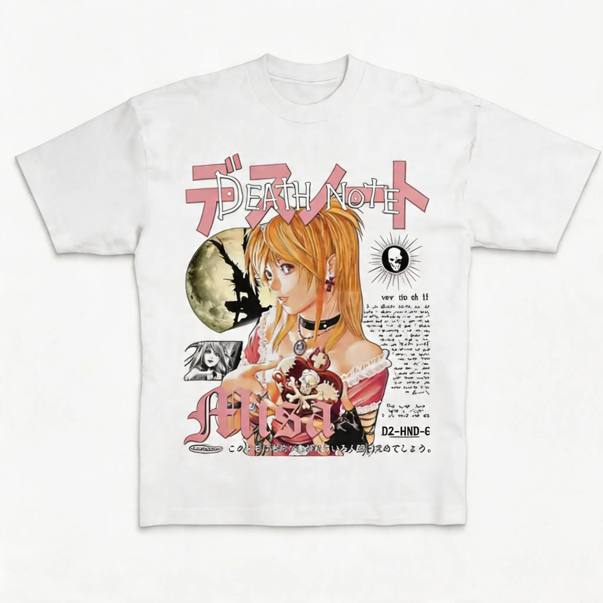Misa Vintage Graphic Tees, Death Note Tshirt, Death Note Merch, Anime Clothing, Unisex Manga Anime Shirts Top Couple pullover sweaters, street style, soft and casual short sleeves
