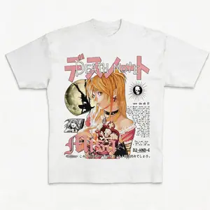 Misa Vintage Graphic Tees, Death Note Tshirt, Death Note Merch, Anime Clothing, Unisex Manga Anime Shirts Top Couple pullover sweaters, street style, soft and casual short sleeves