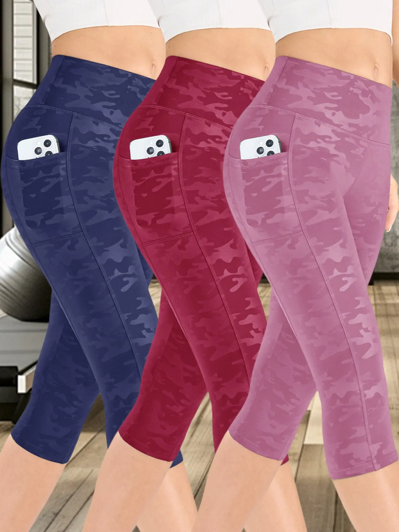 Women's Camo Print High Waist Stretchy Sports Leggings, Breathable Comfortable Skinny Pants, High Stretch Yoga Leggings, Workout Legging Capris, Ladies Sportswear for Indoor Outdoor Wear Women's Camo Print High Waist Stretchy Sports Leggings, Breathable Comfortable Skinny Pants, High Stretch Yoga Leggings, Workout Legging Capris, Ladies Sportswear for Indoor Outdoor Wear