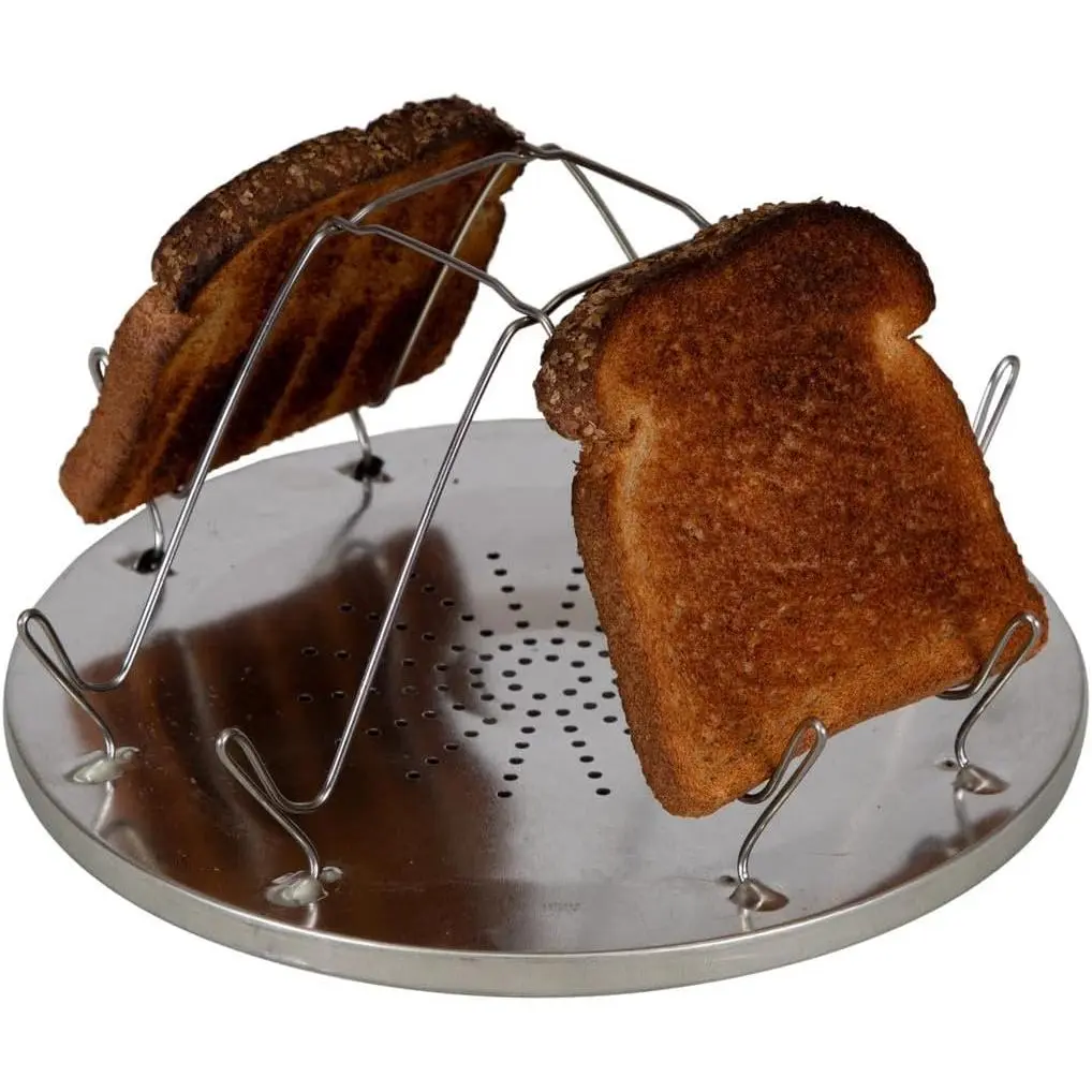 Folding Camp Stove Toaster (276) 8.66" L x 8.66" W x 4.33" H