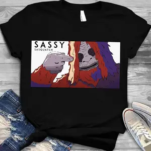Sassy Sasquatch T-Shirt: Big Lez Show Merch Apparel