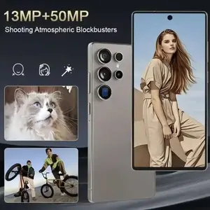 25Ultra Android Smartphone, 6.8 Inch Dual 108MP+48MP Cameras, Long-Lasting 6800mAh Battery, Fast Charging, OTG Function, Facial Recognition Unlocking, Stylus, 12GB RAM +512GB ROM, 5G Network Android 14 OS, Unlock Cellphone for